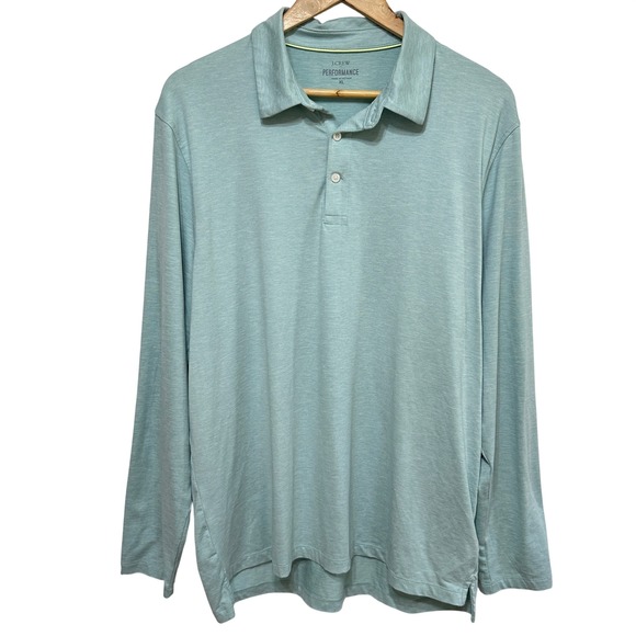 J.Crew Other - J. Crew Performance Long Sleeve Polo Shirt Mens XL Athleisure Travel BW549